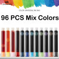 500/12 PCS JINHAO 12 Colors 3.4mm Non carbon Fountain Pen Ink Universal Sac Cartridges Refills School Office Supplies Stationery