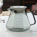 Glass Drip Coffee Maker,Diamond Design Glass Dripper and Filter Holder Manual Coffee Brewer for Home and Office
