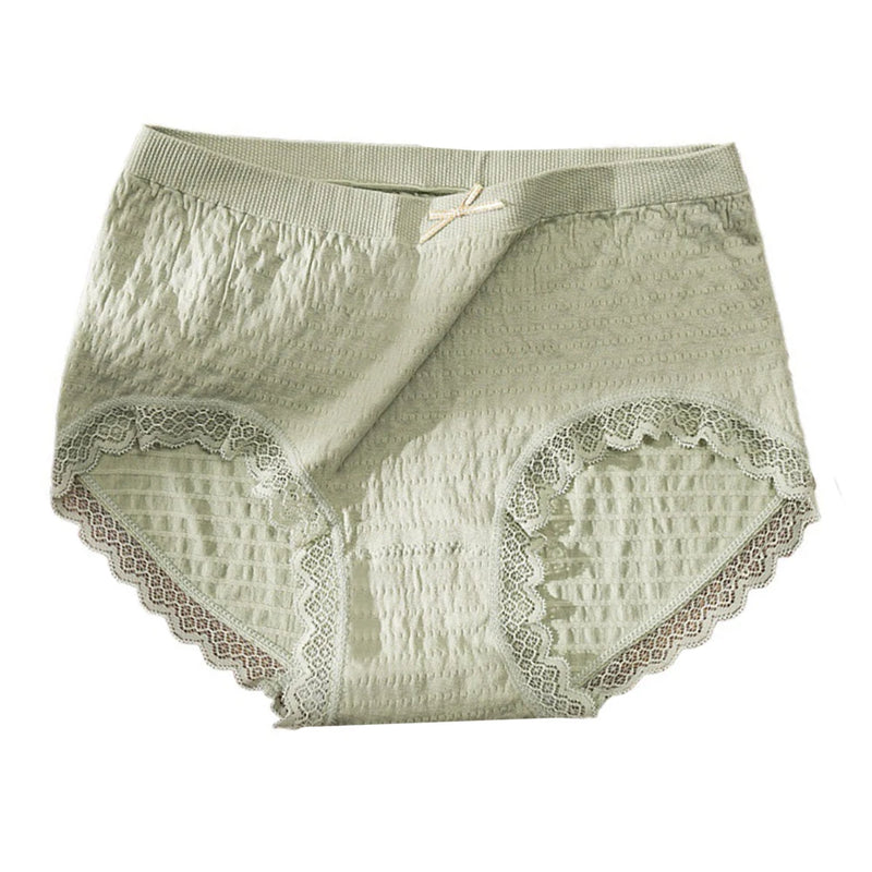 Charming lightweight lace underwear featuring a bowknot for women ideal for home relaxation and casual outings