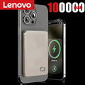 Lenovo 500000mAh Thin Magnetic Wireless Power Bank PD22.5W Fast Charging Portable External Battery for Magsafe For iPhone Huawei