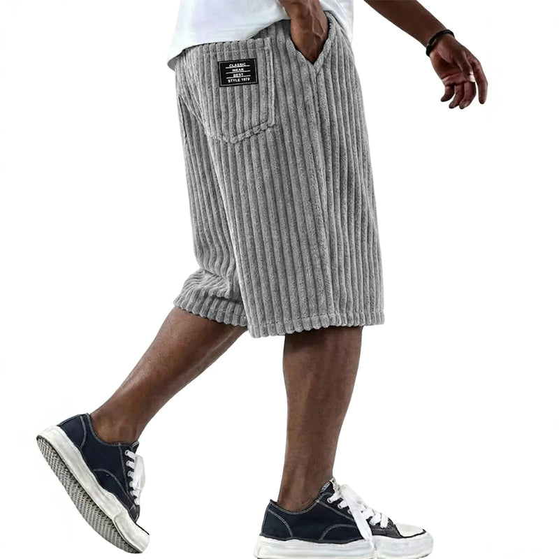 Summer New Men's Corduroy Shorts Fashion American Style | SAMAG