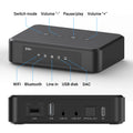 Arylic S10+ Wireless Music Streamer Bluetooth Audio Receiver 3.5mm Jack Aux for PC Multiroom PC Audio Jack Adapter