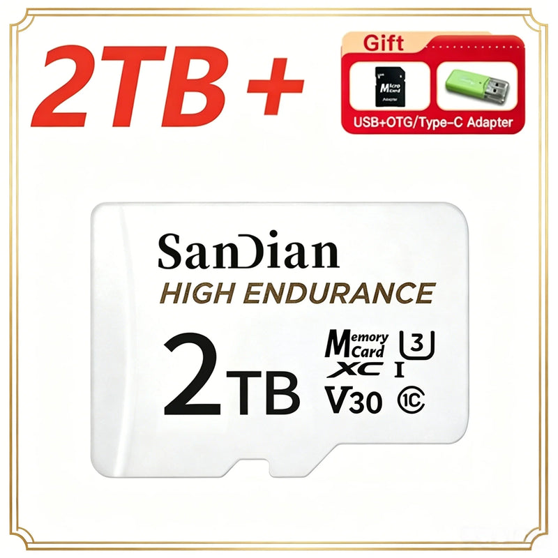 2026 New Class 10 High Speed Micro TF SD Memory Card Multi Capacities Storage For Camera Drone Dash Cam Smartphone
