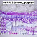 67 pieces of colorful accessory set, pink lace material set, fan manual DIY accessories, painful package, beautiful