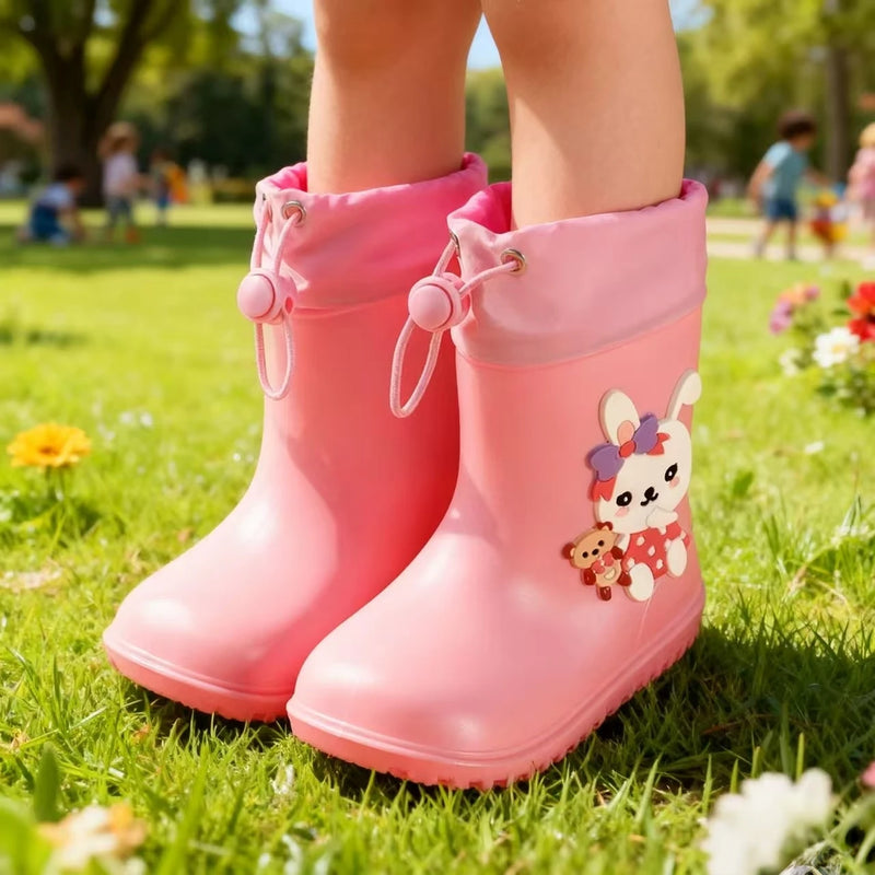 Cute Rabbit Rain Boots for Kids - Unisex Spring Autumn - View 2 | SAMAG