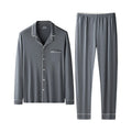 Men's Loose Fit Pajamas Set Soft Lyocell & Cotton Blend Breathable Sleepwear Cozy Home Loungewear Comfortable Pajamas