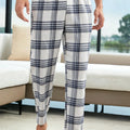 Men's Stylish Summer Pajama Pants, Thin Home Pants, Loose Breathable Air-Conditioned Pants with Elastic Waist