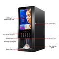 E-30SW Automatic Instant Coffee Machine Commercial Milk Tea Vending Machine with LED Light Box for Office and Restaurant