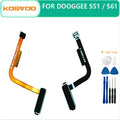 New For Doogee S51/ S61/S61 PRO Mobile Phone New Original Fingerprint Button Components Sensor Flex Cable Repair Accessories