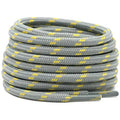 2 Pairs 4.5mm Diameter Round German Training Hiking Shoe Laces for Men and Women Heavy Duty Work Boots Shoelaces