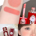Gege Bear Strawberry Pink Liquid Blush Korean Makeup Matte Nude Apricot Tint Blusher Brighten Face Rubores Rouge Cute Makeup