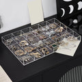 Transparent plastic jewelry storage box, tray, nail art, rings, necklaces and other boxes - Visuel 3 | SAMAG