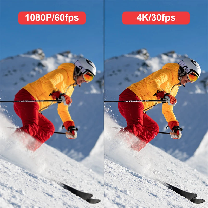 SJCAM C100 Plus 4K Vlog Action Camera EIS Stabilization 115° Wide Angle F1.8 Waterproof Camera with Magnetic Neck Lanyard