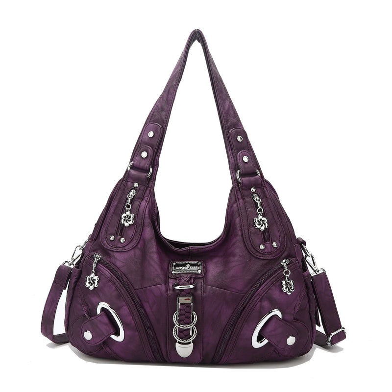 Angel Kiss Women Handbags Fashion Shoulder Bag Large Tote Top-handle Shopping Pack Multifunctional Satchel Lady Hobos Big Purse