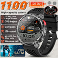 2026 New T-Rex3 Pro 1100mAh Battery Smart Watch GPS Path 5ATM Waterproof Sports Run Tracker Outdoors Compass Military Smartwatch