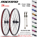 ROCKBAO Mountain Bike Wheelset 24/26/27.5/29inches Disc Brake 4Bearings 7-12speed Quick Release 29er MTB Bicycle Wheel