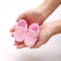 Newborn Baby's First Baptist Shoe: Newborn Boys and Girls' White Baptist Shoes Soft Sole Walking Shoes Multiple Styles-9CM/10CM