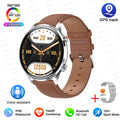 2026 New Smartwatch Women AMOLED HD Screen Always On Display Bluetooth Call IP68 Waterproof GPS Smart Men Watch For Android ios