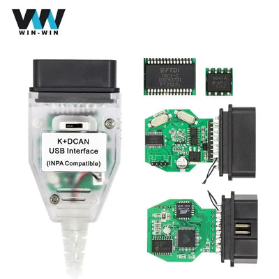 For K DCAN K+CAN FTDI Chip OBD2 Auto Car Diagnostic Tools | SAMAG