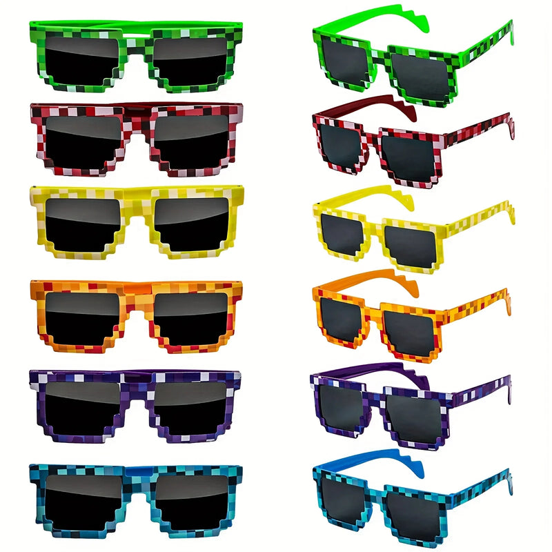 1- Pixel Sunglasses Retro Glasses Adult Boys and Girls | SAMAG