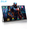 DLN 21.5 inch Portable Monitor 1080P 100Hz 72% sRGB USB C HDMI HDR Plug Stand IPS Screen Extender For Wins & Mac, Gaming