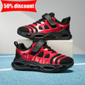 Childrens Sneakers Black Mesh Breathable Comfortable Boys Girls Fashion Casual Shoes Outdoor Soft Elastic Walking Tennis Shoes