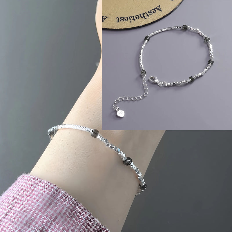 VENTFILLE 925 Sterling Silver Zircon Love Heart Bracelet | SAMAG