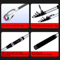 BIUTIFU Telescopic Surf Spinning Fishing Rods 5.3m 5.0m | SAMAG
