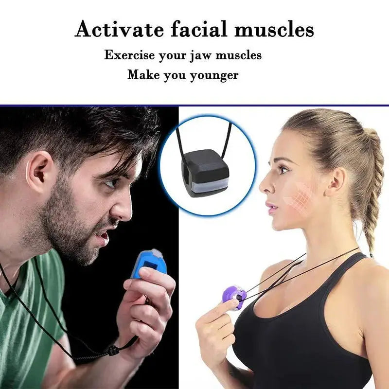 Jawline Exerciser Jaw Muscle Toner Training Fitness Ball | SAMAG