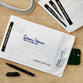 White Self-Sealing #0 Poly Bubble Mailers, Padded Envelopes, 6" x 9", 10 pack