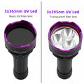 3 Led 30W 365nm/395nm UV flashlight High power - View 2 | SAMAG