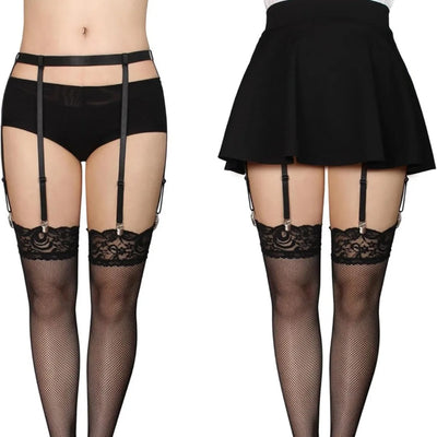 Thigh High Stockings Garter Belt for Women Girls | SAMAG