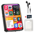 128GB MP3 Player Bluetooth 5.4 Hi-Fi Music Player Built-in Speaker 2.4 Inch Touch Screen Walkman Video FM Radio Recorder Camera