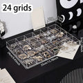 Transparent plastic jewelry storage box, tray, nail art, rings, necklaces and other boxes - Visuel 7 | SAMAG