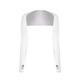 Oversized Integrated Shoulder Ice Sleeves Sun Protection Fake Arm Cover Shawl Unisex Summer Outdoor Cooling Breathable Stretchy