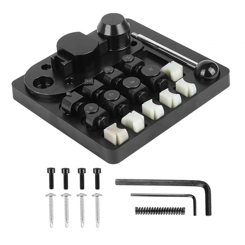 Metal Ring Bending Machine for Jewelry Making Gold Silver Copper Round Forming Rolling Press Tool Kit for DIY Crafts