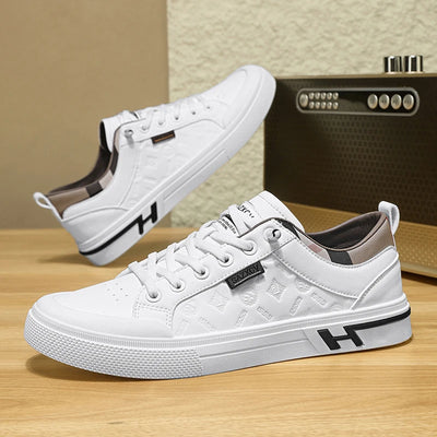 White Casual Sneakers Men Skateboard Shoes Classic | SAMAG