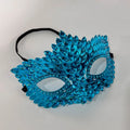 Plastic Halloween Mask Electroplated Decorative Costume Mask Party Masquerade Mask Delicate For Birthday Party Carnival Parade