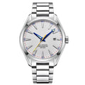 CUSTOM Logo Diy 41mm NH35 Mechanical Automatic Men's Sapphire Crystal Watch Luminous Markings Stainless Steel Waterproof Watches