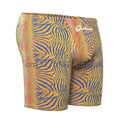 SEOBEAN Men‘s Long Swim Trunks Zebra Print Quick Dry | SAMAG
