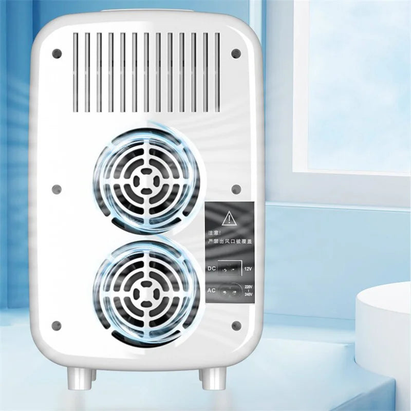 2026 New Upgrade 12V 10L Portable Semiconductor Car Refrigerator Car Home Mini Beauty Makeup Refrigerator Student Silent Small