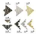 12pcs Decorative Corner Cover Edge Protector Guard for Jewelry Chest Gift Wine Wooden Box Case Book Scrapbook Photo Album Frame