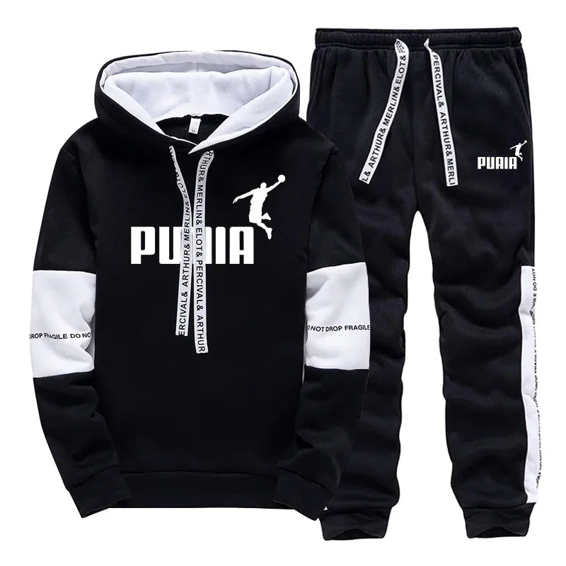 Men's Set/Hoodie/Pants Autumn Winter Daily Casual Sports | SAMAG
