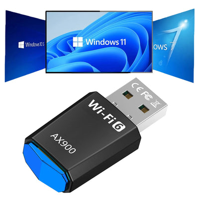 AX900 Driver - Free Wireless Network Card Dual - Band USB 900Mbps WiFi Dongle 2.4G&5GHz for Laptop Windows 7 10 11 | SAMAG