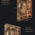 Living Room Bedroom Closet Storage Clothes Cupboard System Wardrobe Display Modern Minimalist Guarda Roupa Trendy Furniture