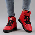 Men's Sneakers High Top Canvas Shoes New Trendy Waterproof Lightweight Casual Sports Shoes for Men Student Street Shoe