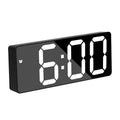 Alarm Clock Chargeable Music Digital Desk Clock Led Snooze Table Decorations Night Mode Electronic Control Voice Wall Clocks
