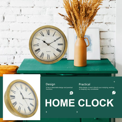 Vintage Wall Clock Safe with Hidden Compartment for Jewelry Cash Credit Cards Decorative Security Bronze Home Office | SAMAG
