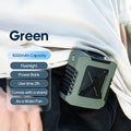 Mini 8000mAh Travel Wearable Waist Fan Camping Outdoor Rechargeable Cooling Fan With Night Light and Power Bank Air Circulator
