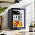 Small Refrigerator, Hotel Refrigerated Ice Bar, Small Freezer, Transparent Door, Refrigerator Wine Cabinet, Silent Hotel Small